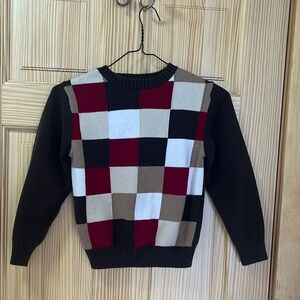 Gymboree kids checkered sweater